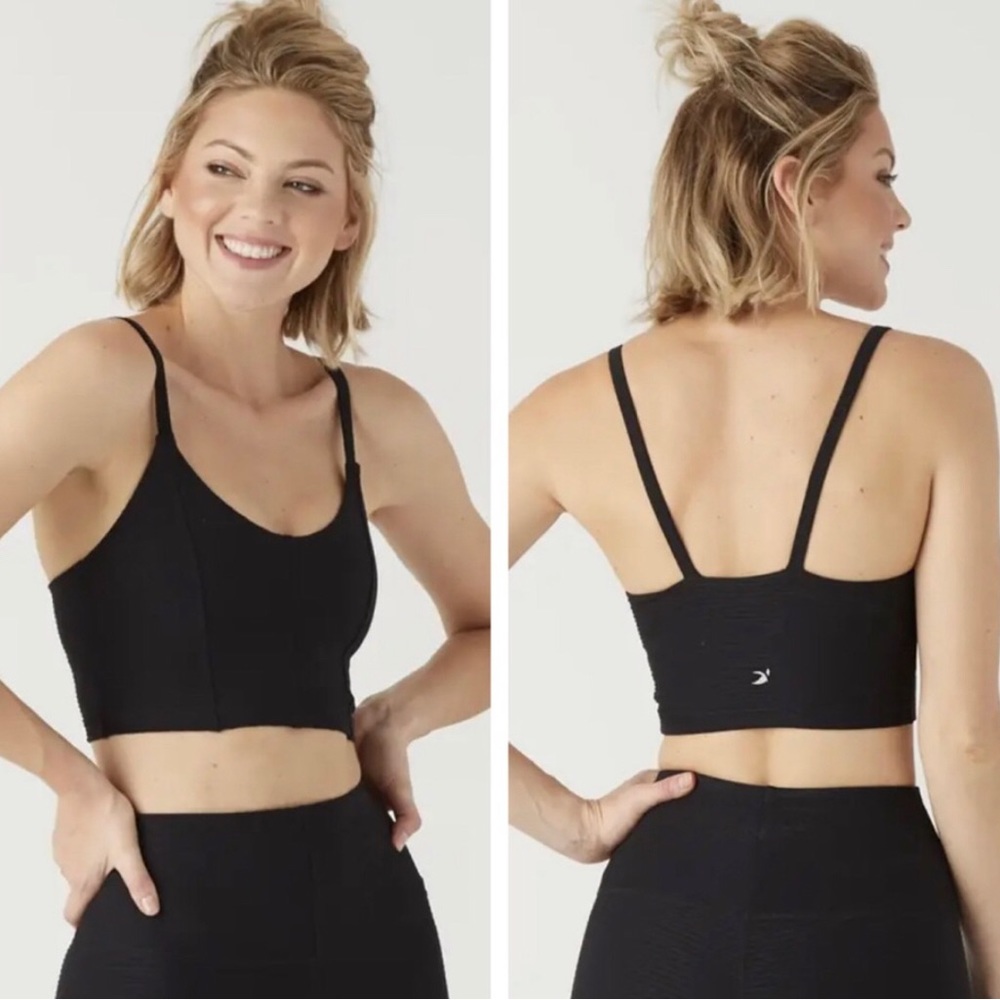 Glyder charge bra black sports bra XS